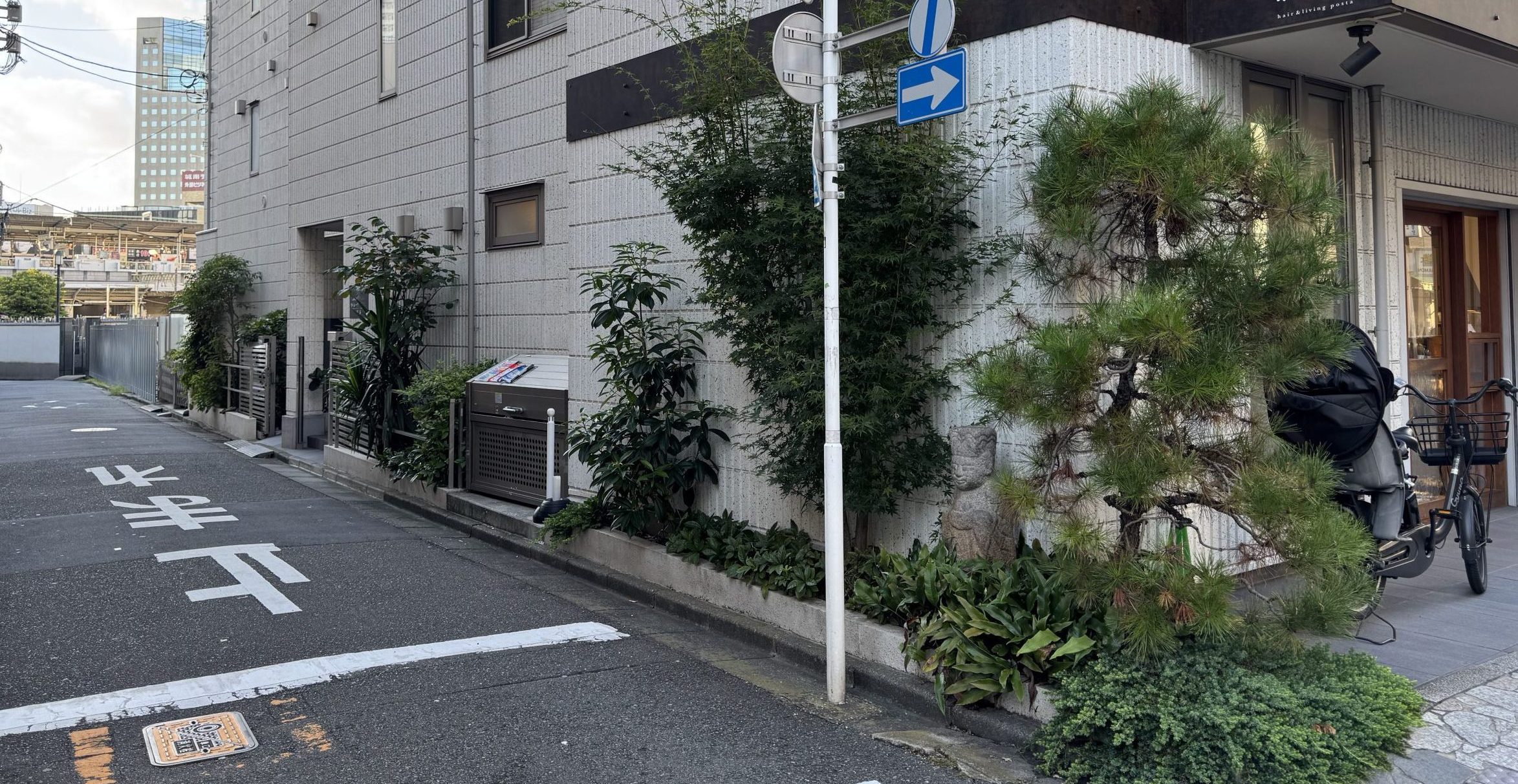 旧東海道沿道 合流地点風景